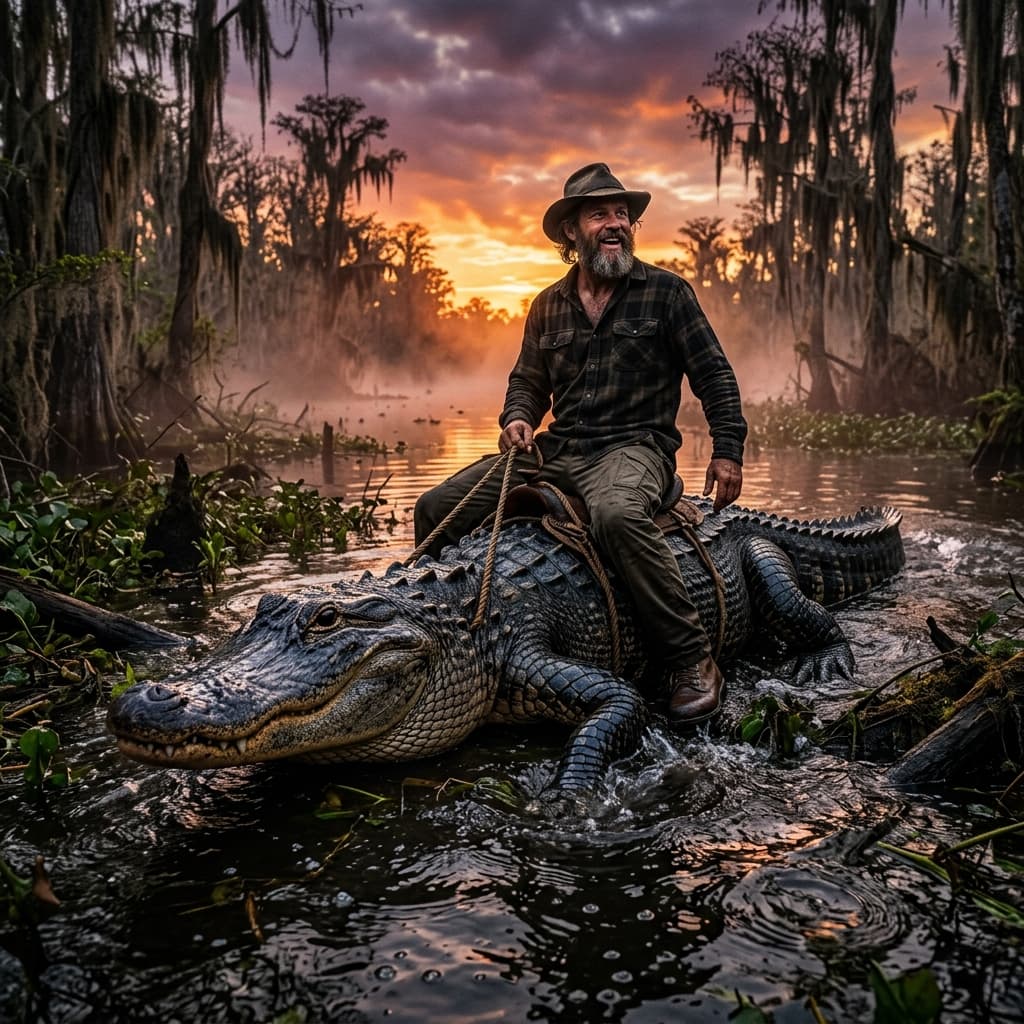 A surreal Florida scene from the game