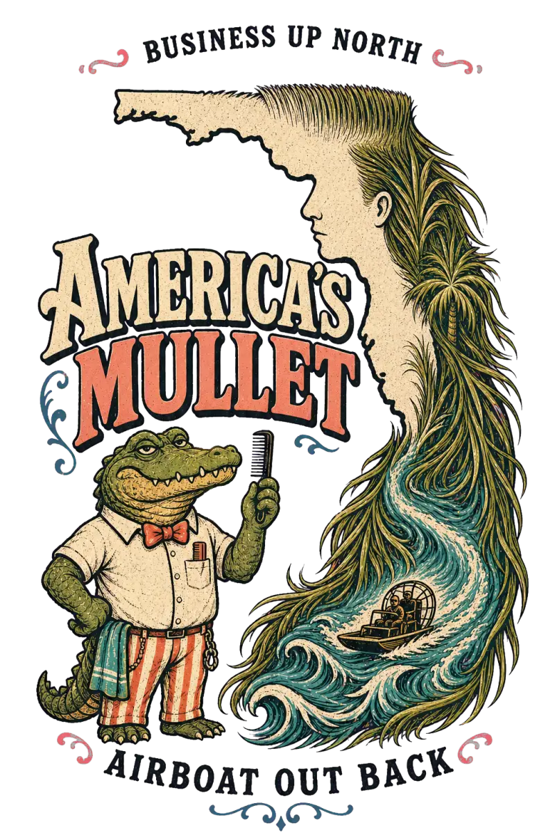 America's Mullet Tee artwork